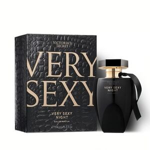 Victoria's Secret Very Sexy Night Perfume - Black with Gold Accents